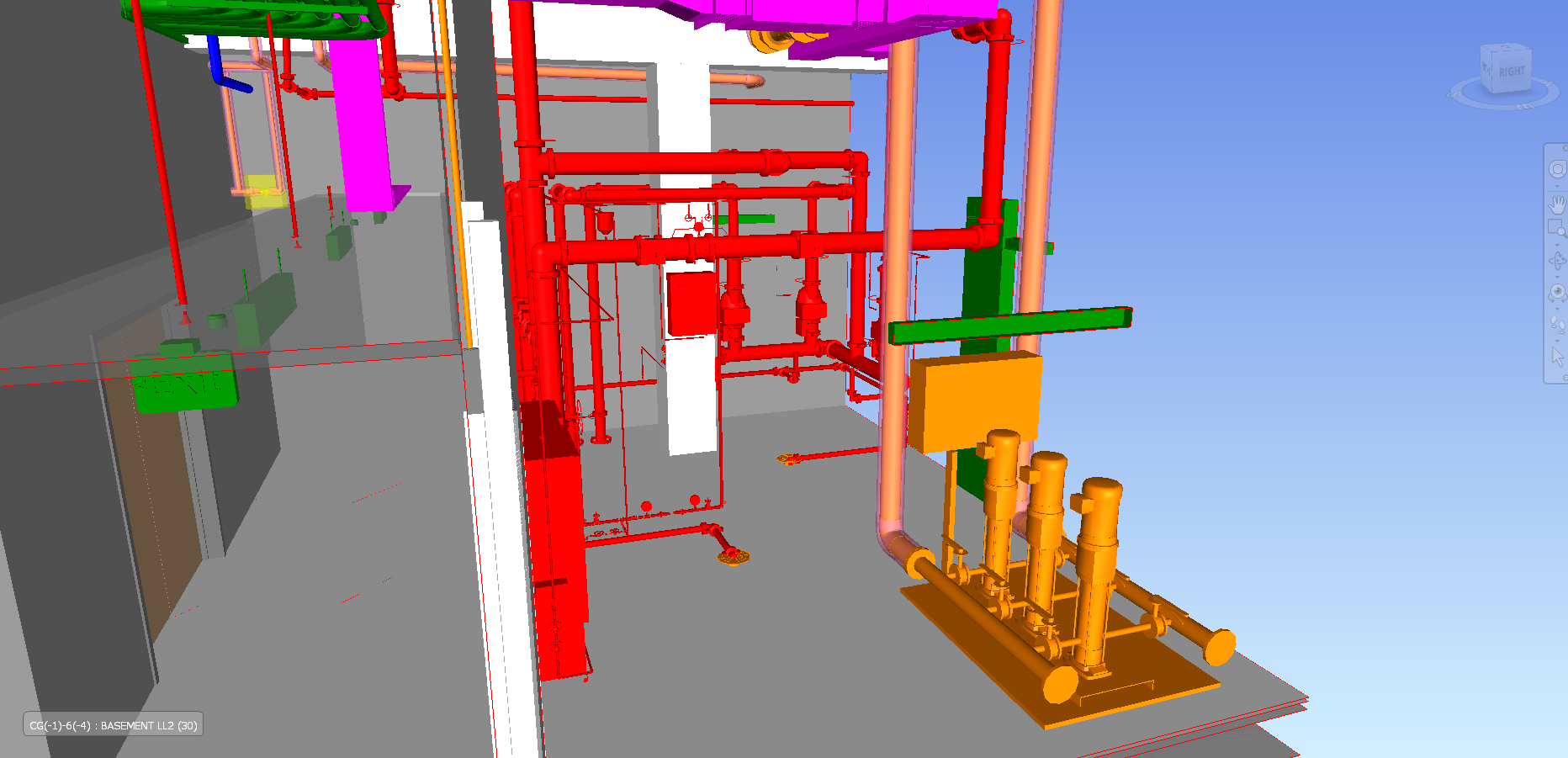 Parcel 5 DC Fire Pump Room Navis